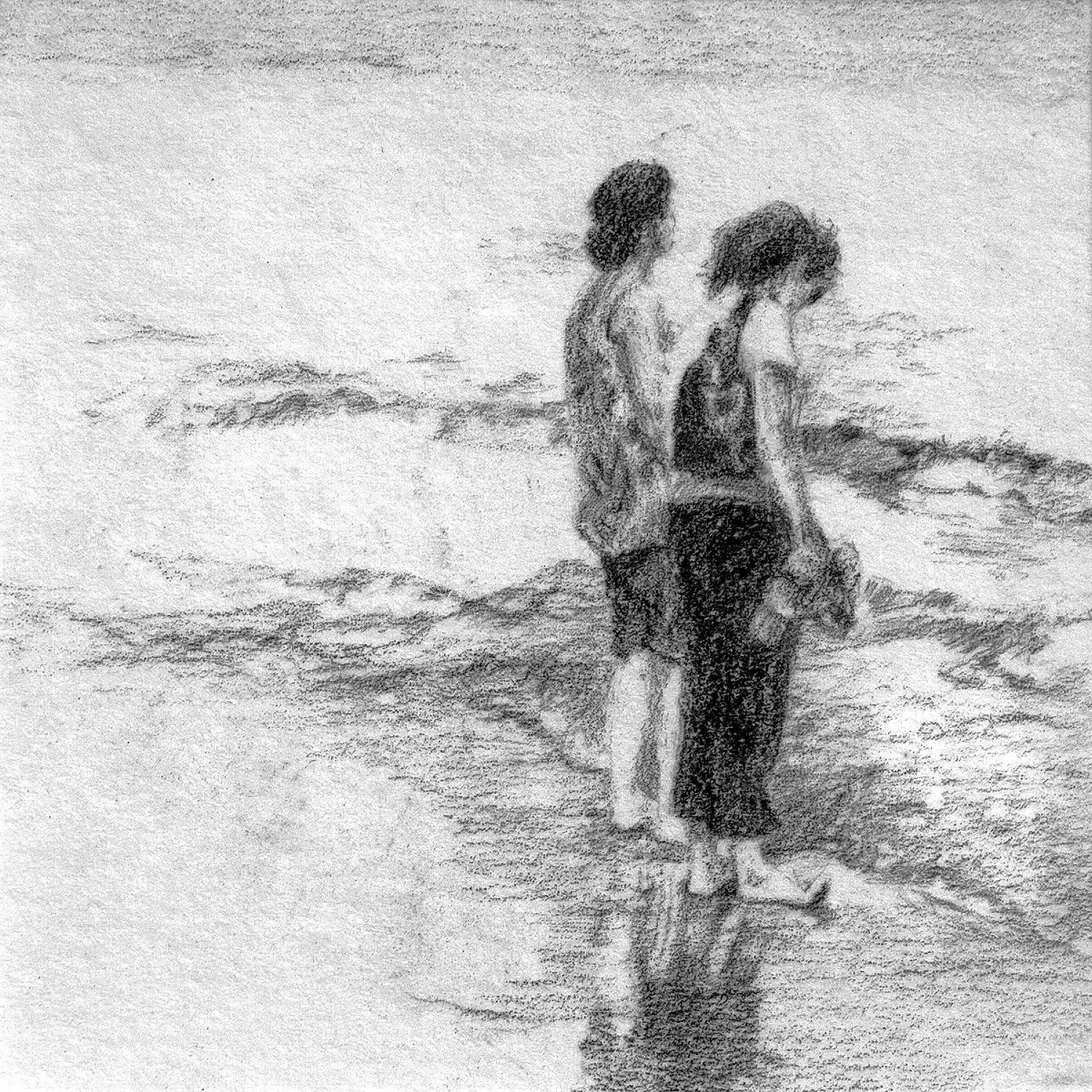 "The Dirty Coast," 5 x 5," Graphite