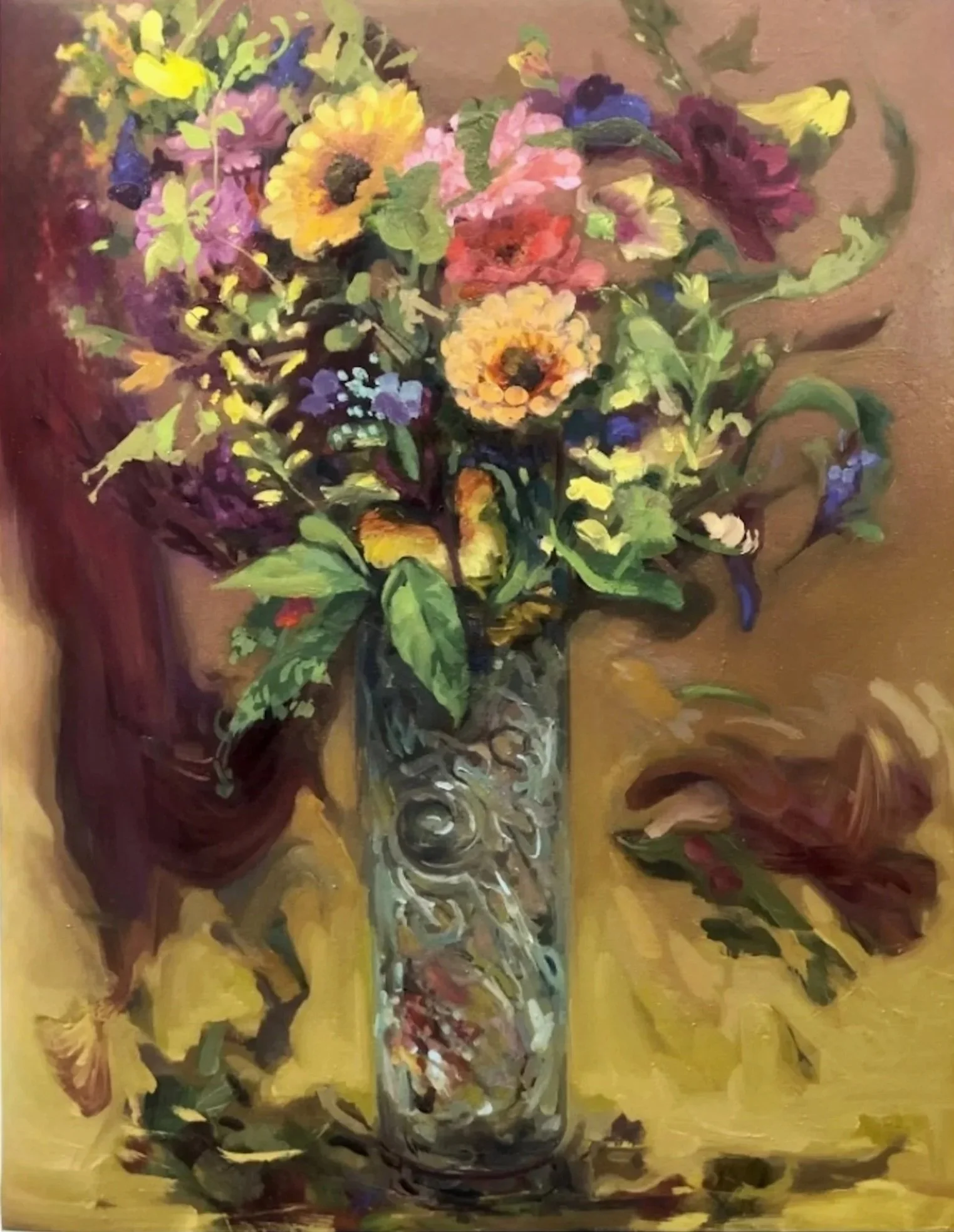 Everything All the TIme , 18 x 14", oil on panel