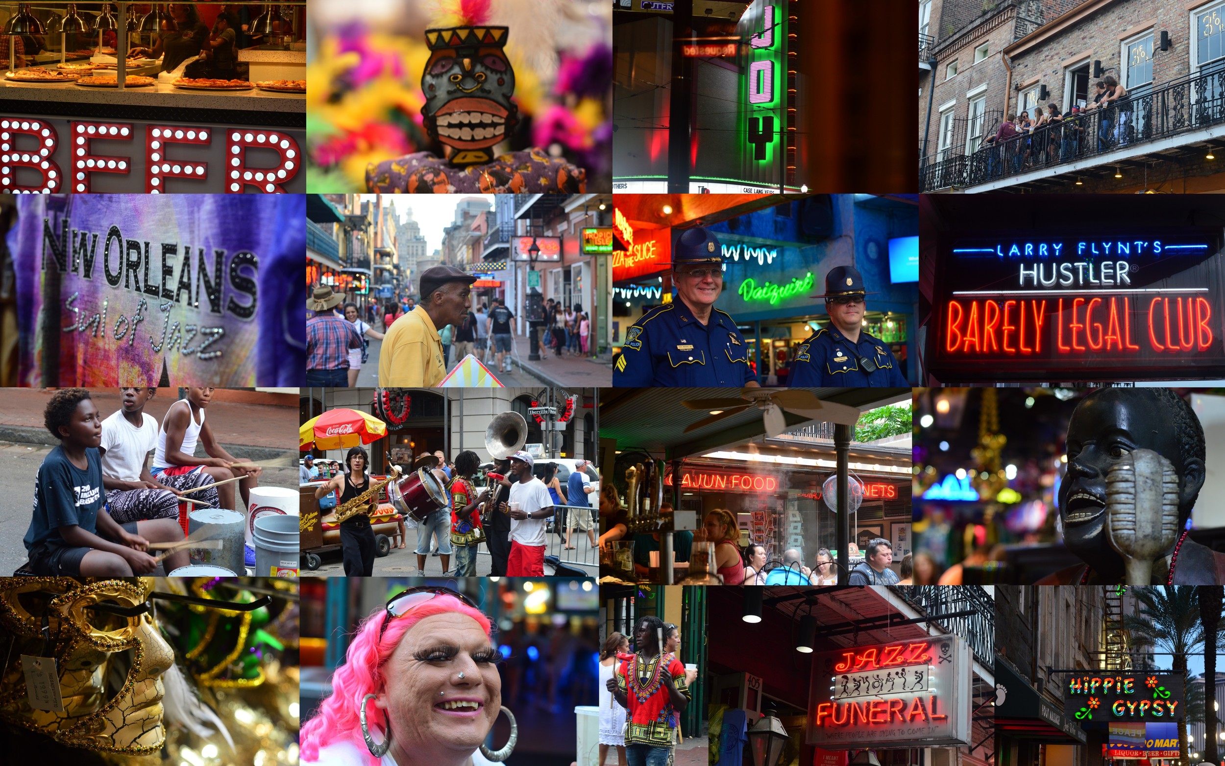 And now, I leave you with a collage of images of Bourbon Street. Creatively yours, Kareen