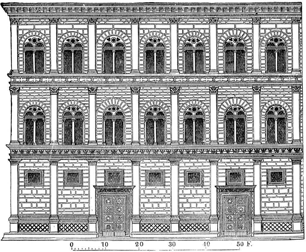 Palazzo Rucellai, Leon Battista Alberti