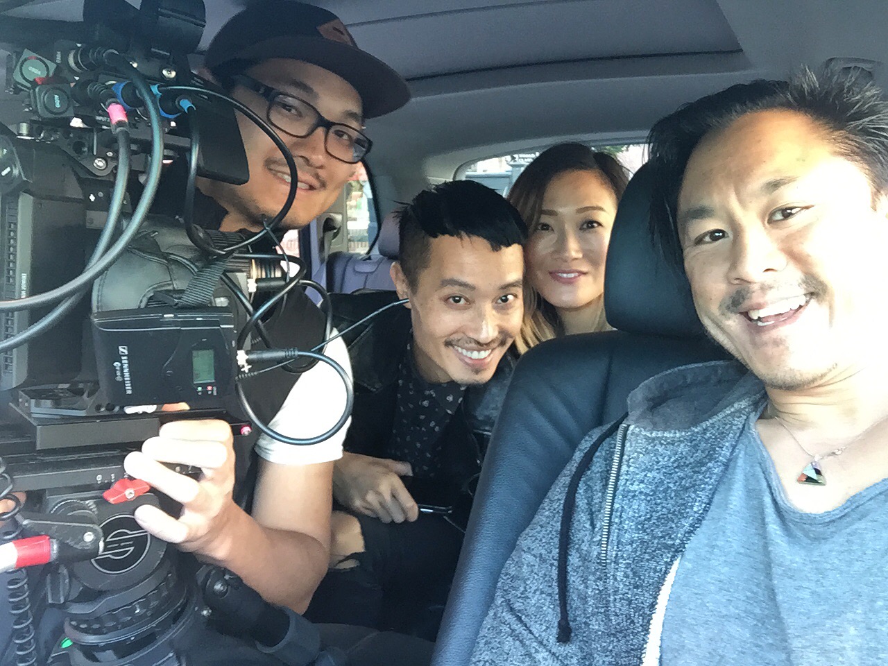Behind the scenes.