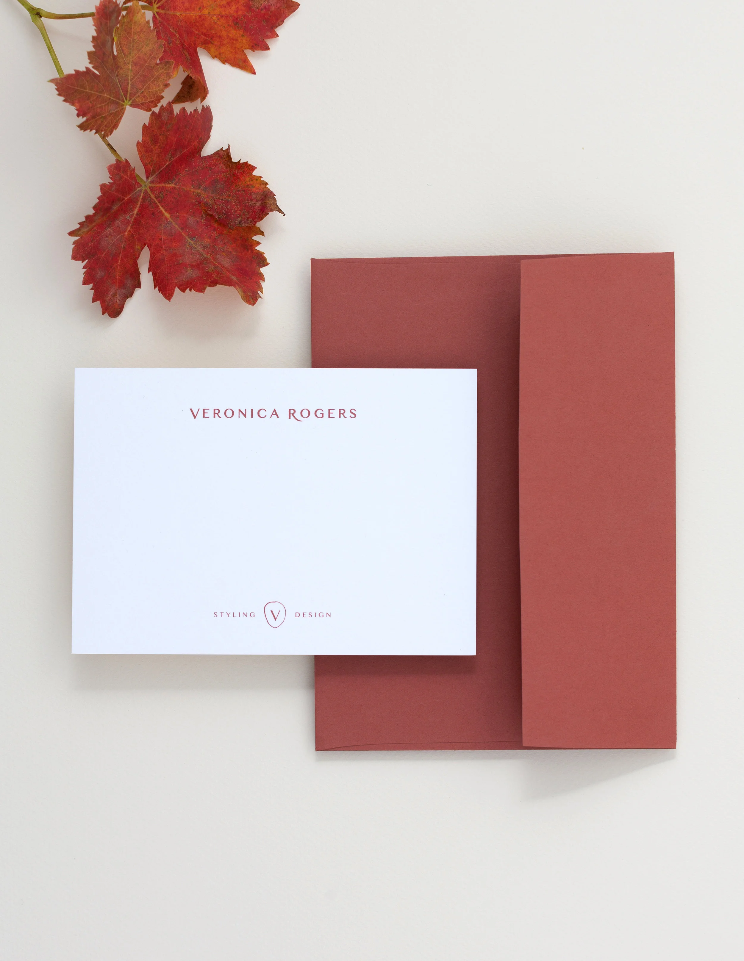 Veronica Rogers branding by Shoppe Theory. Photograph by Anna Wu