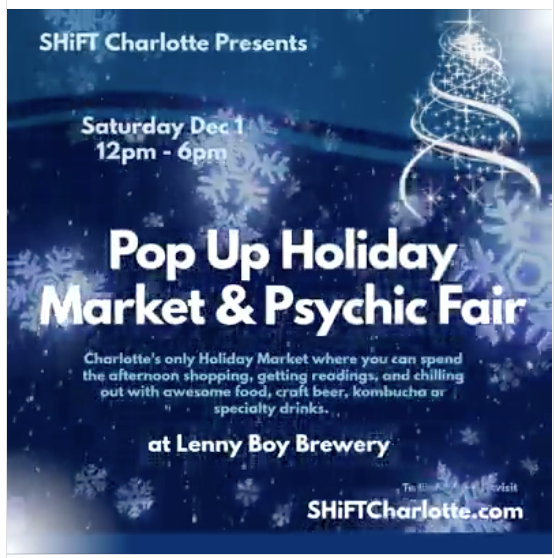 Shift Pop Up Holiday Market and Psychic Fair