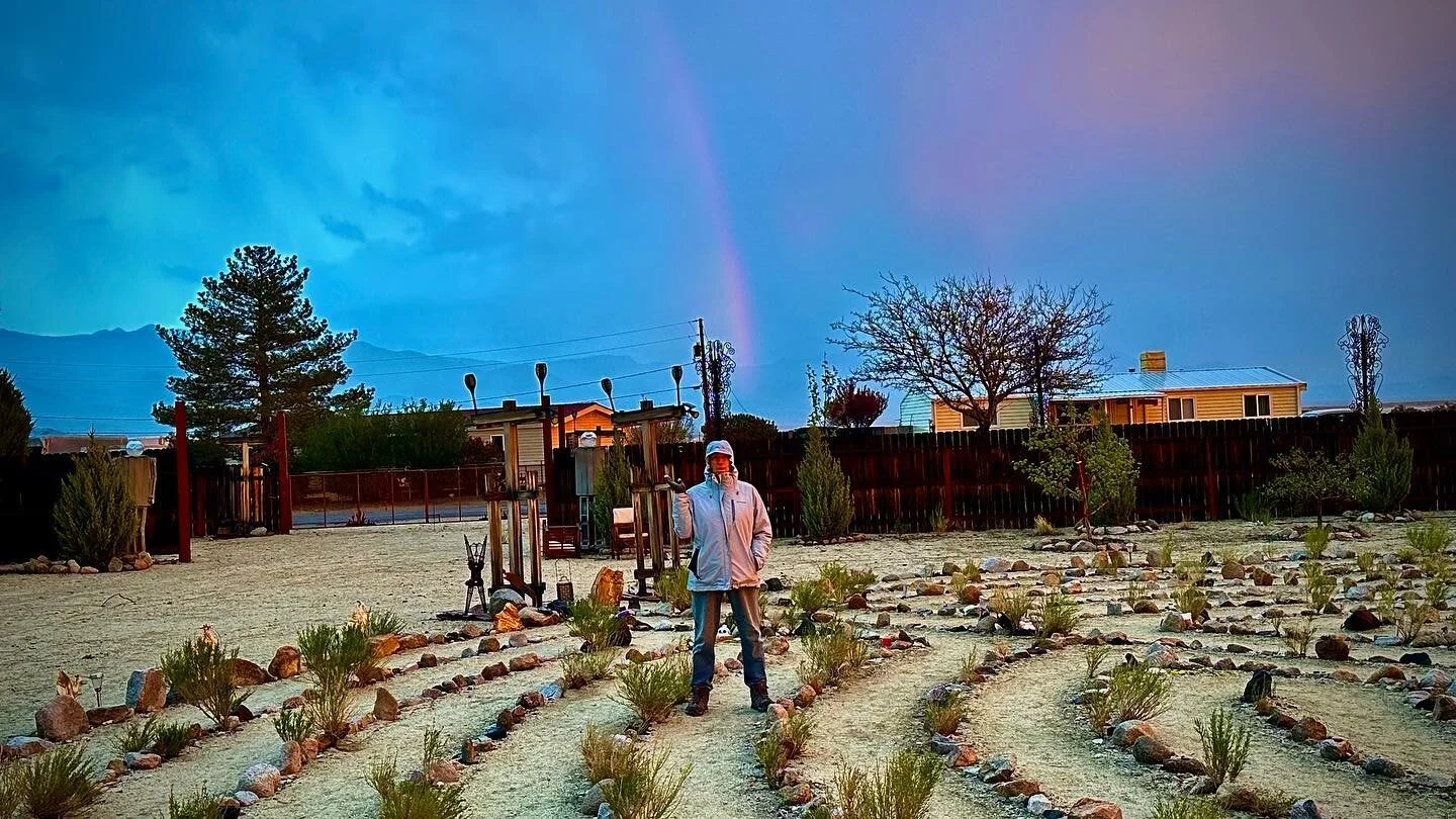 About last night&rsquo;s Sunset Labyrinth Walk, NV, USA, Earth