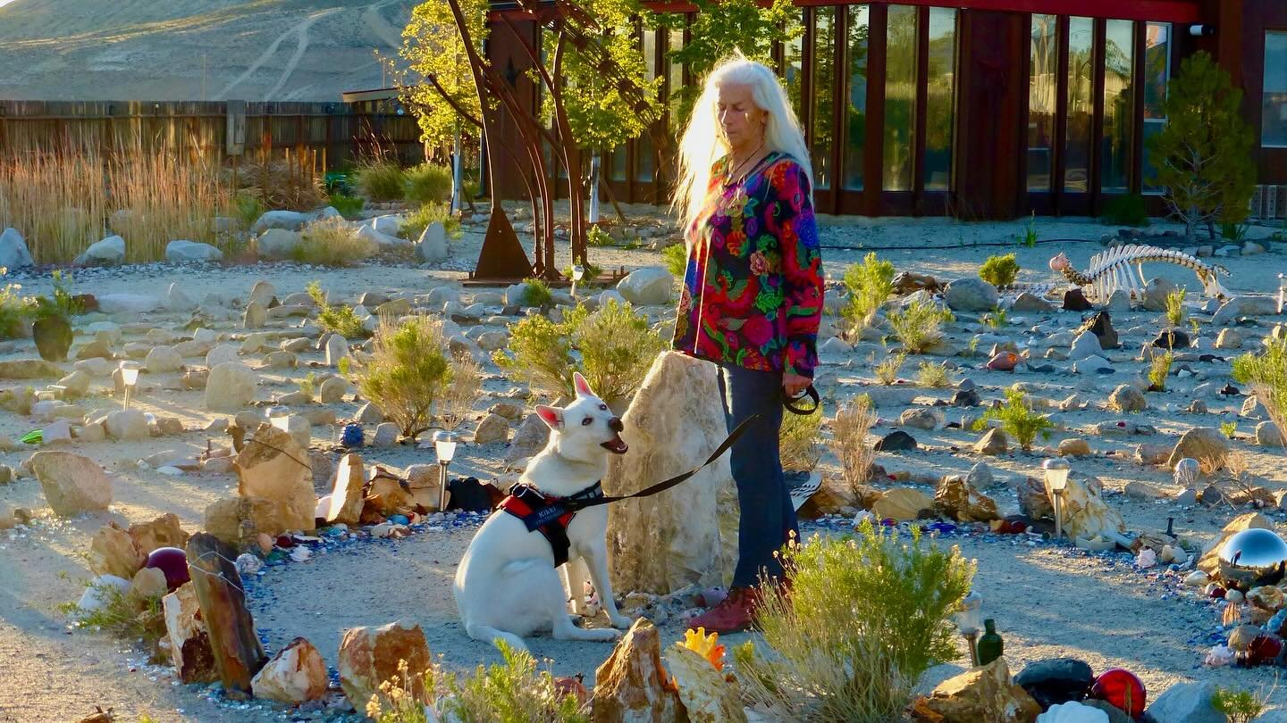 Tonight's Sunset Labyrinth Walk, Gerlach, NV, USA, Earth-Home.