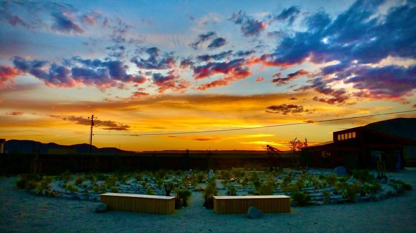 Tonight's Sunset Labyrinth Walk, Gerlach, NV, USA, Earth-Home.