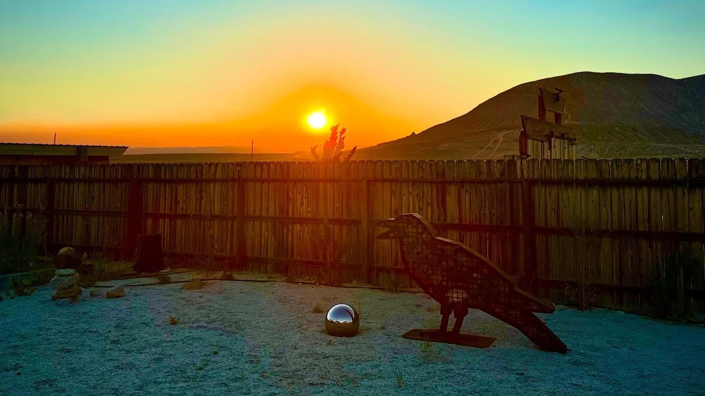 Last night's Sunset Walk, Gerlach, NV, USA. Earth-Home.