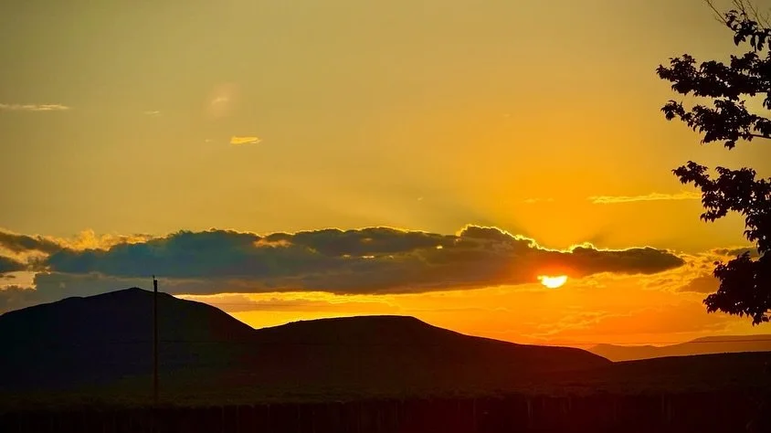 Tonight's Sunset, Gerlach, NV, USA, Earth-Home.