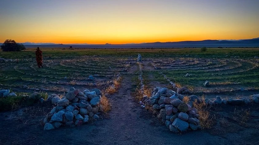 Happy Autumnal Equinox! Fly Ranch Labyrinth, Hualapai Valley, NV, USA, Earth-Home.