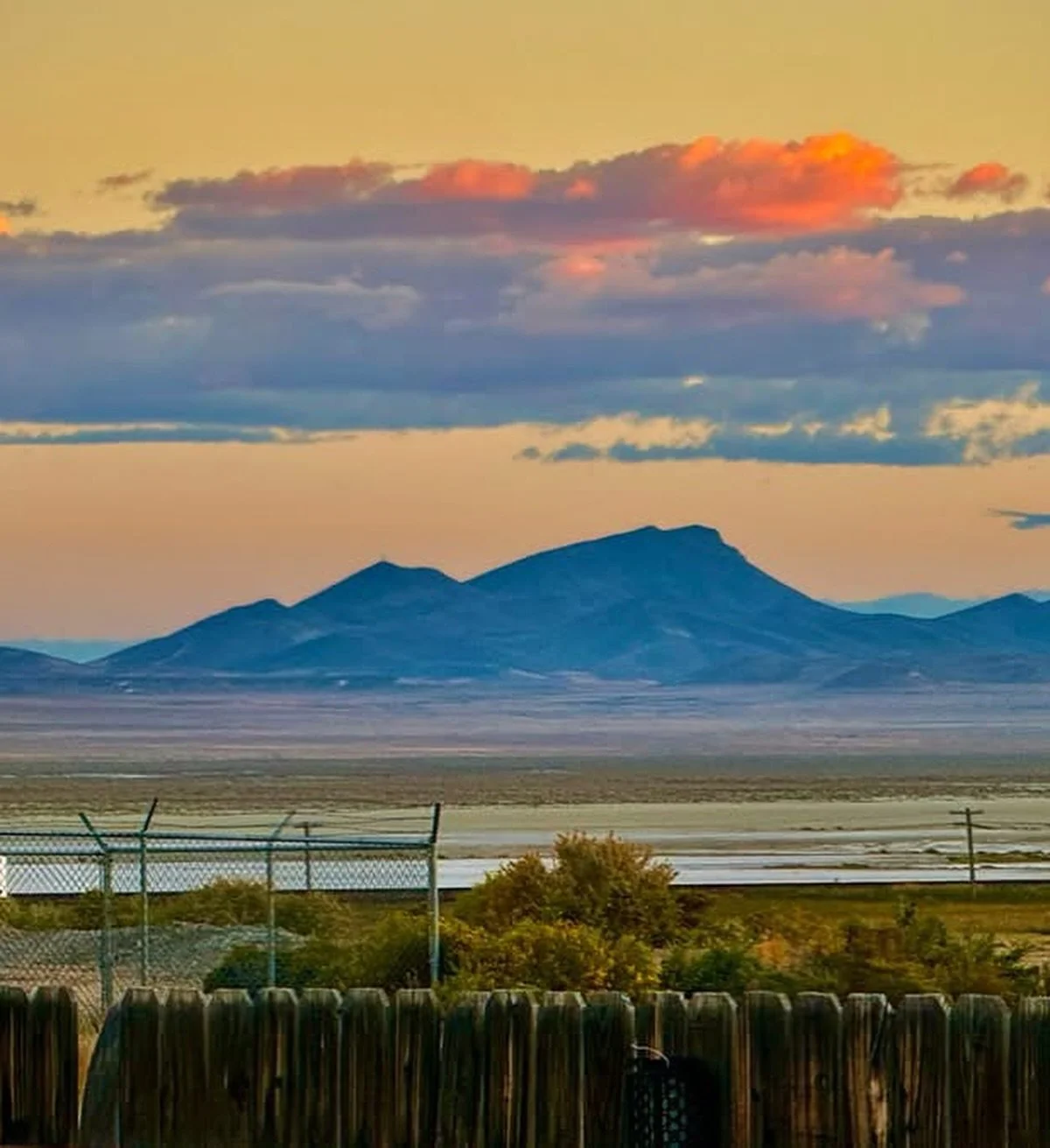 Tonight's Afterglow, Gerlach, NV, USA, Earth-Home.