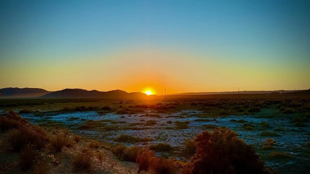 Tonight's Sunset, Gerlach, NV, USA, Earth-Home.