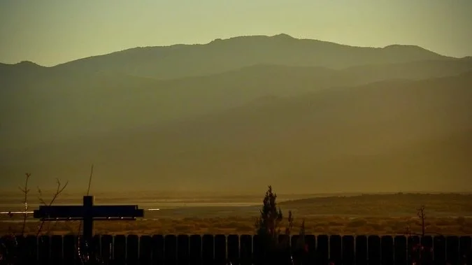 Tonight's Sunset Labyrinth Walk, Gerlach, NV, USA, Earth-Home.