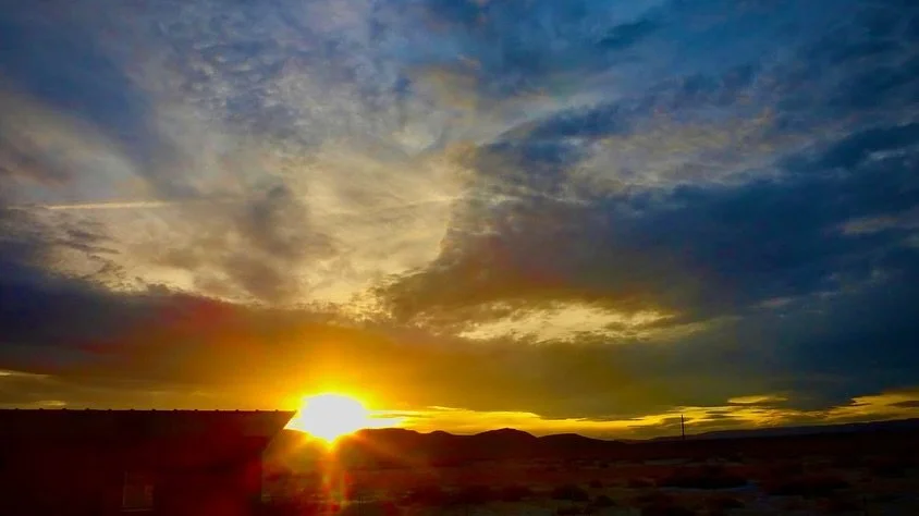 Tonight's Sunset, Gerlach, NV, USA, Earth-Home.