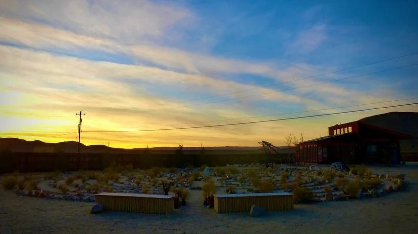 Tonight's Sunset Labyrinth Walk, Gerlach, NV, USA, Earth-Home.