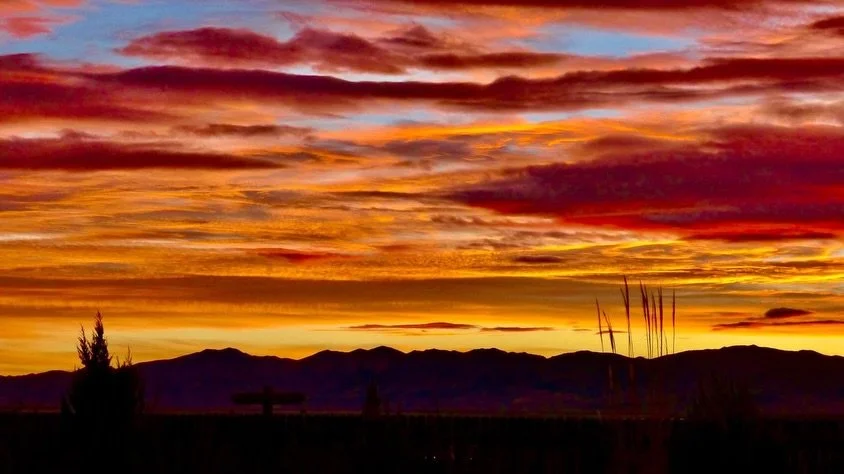 Tonight's Sunset Labyrinth Walk, Gerlach, NV, USA, Earth-Home.