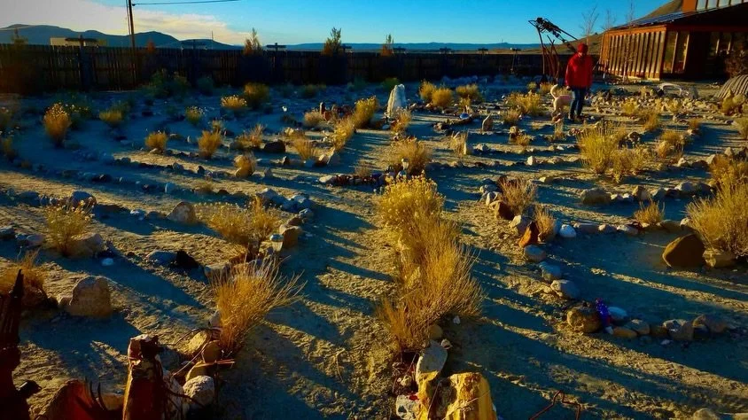 Tonight's Sunset Labyrinth Walk, Gerlach, NV, USA, Earth-Home.