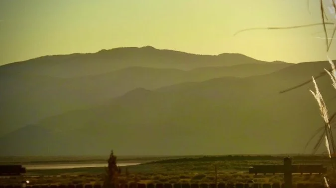 Tonight's Sunset Labyrinth Walk, Gerlach, NV, USA, Earth-Home.