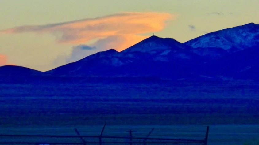 Tonight's Sunset Labyrinth Walk, Gerlach, NV, USA, Earth-Home.