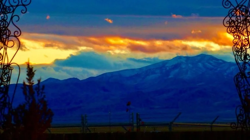 Tonight's Sunset Labyrinth Walk, Gerlach, NV, USA, Earth-Home.
