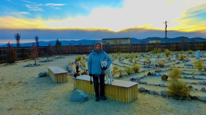 Tonight's Sunset Walk, Gerlach, NV, USA, Earth-Home.