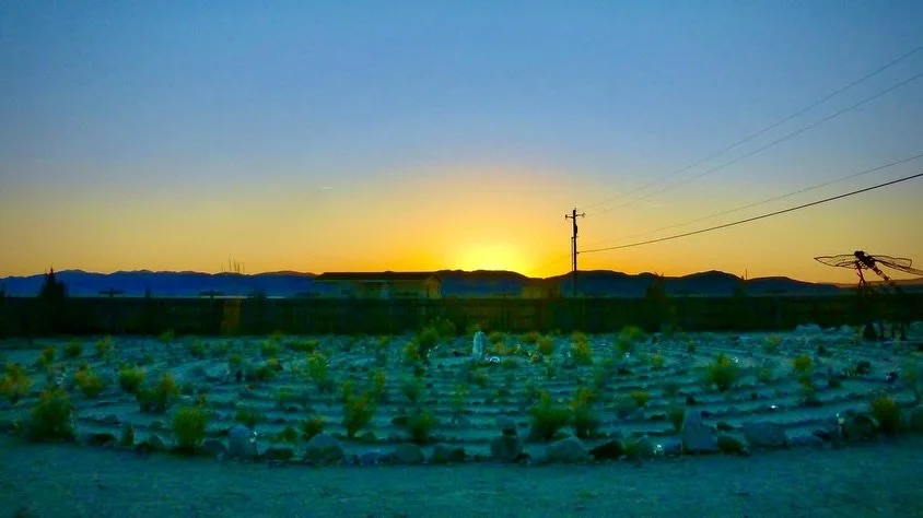 Last night's Sunset Labyrinth Walk, Gerlach, NV, USA, Earth-Home.