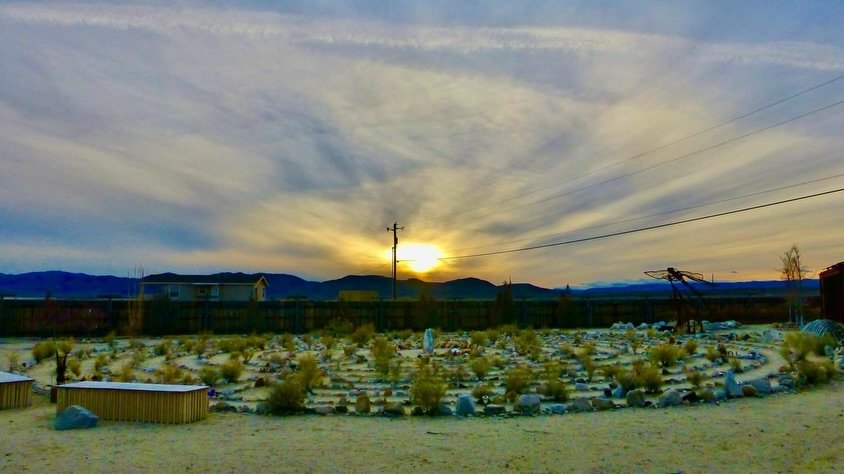 Tonight's Sunset Labyrinth Walk, Gerlach, NV, USA, Earth-Home.