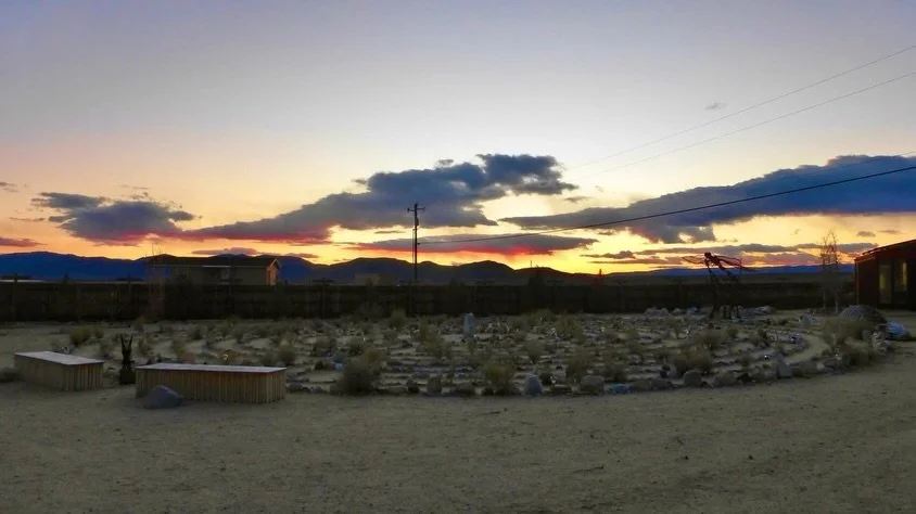 Tonight's Sunset Labyrinth Walk, Gerlach, NV, USA, Earth-Home.