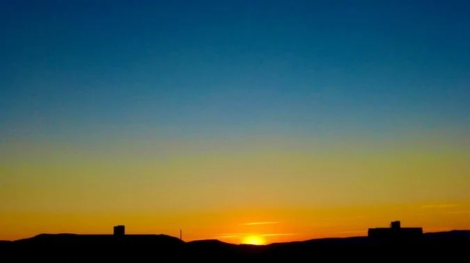Last night's Sunset Labyrinth Walk, Gerlach, NV, USA, Earth-Home.