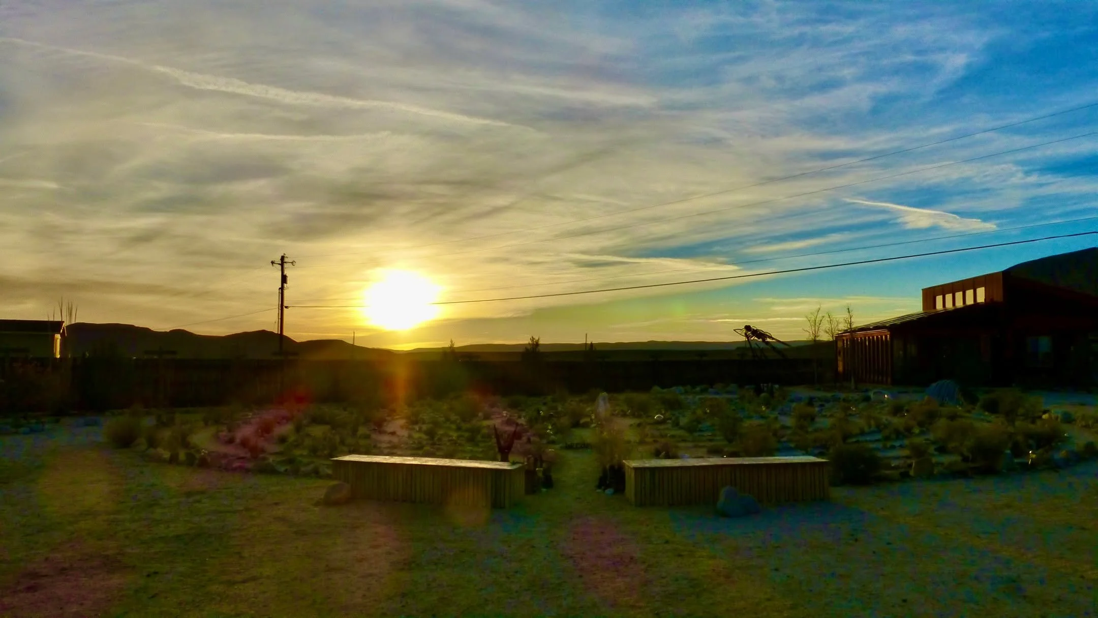 Tonight's Sunset Labyrinth Walk, Gerlach, NV, USA, Earth-Home.