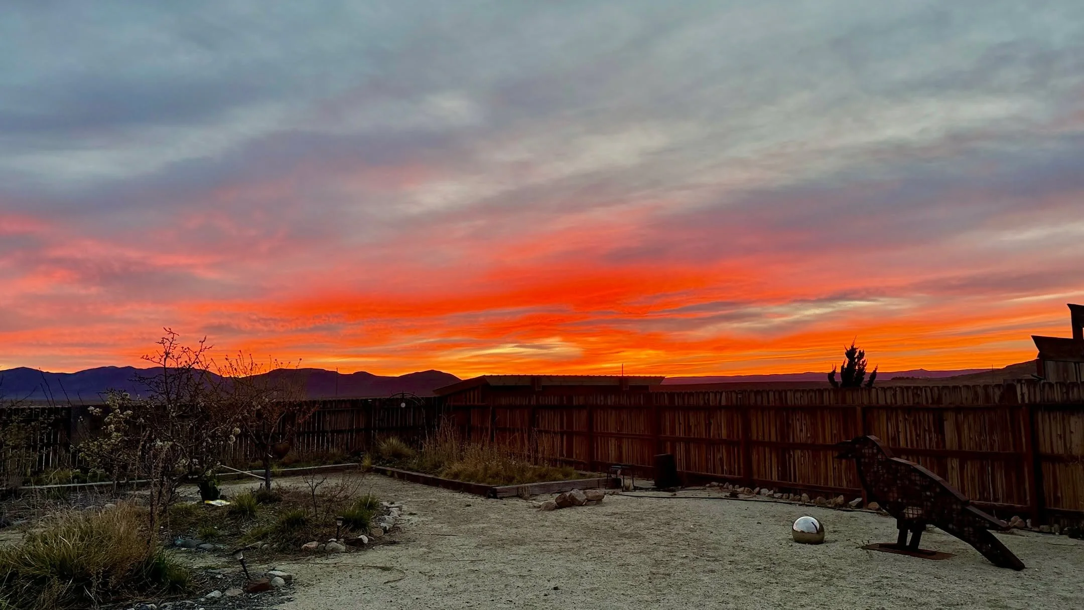 Tonight's Sunset, Gerlach, NV, USA, Earth-Home.
