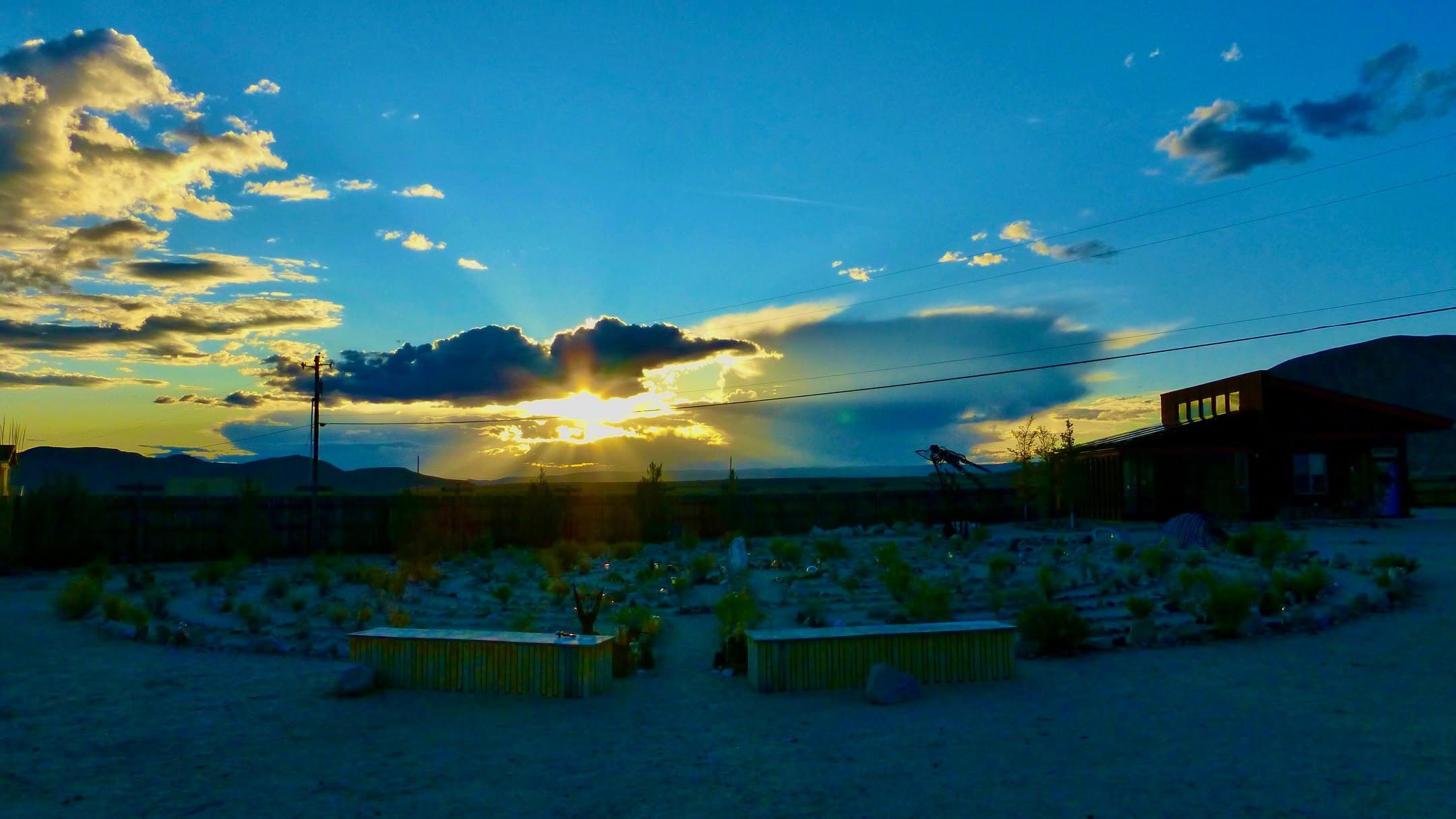 Tonight's Sunset Labyrinth Walk, Gerlach, NV, USA, Earth-Home.
