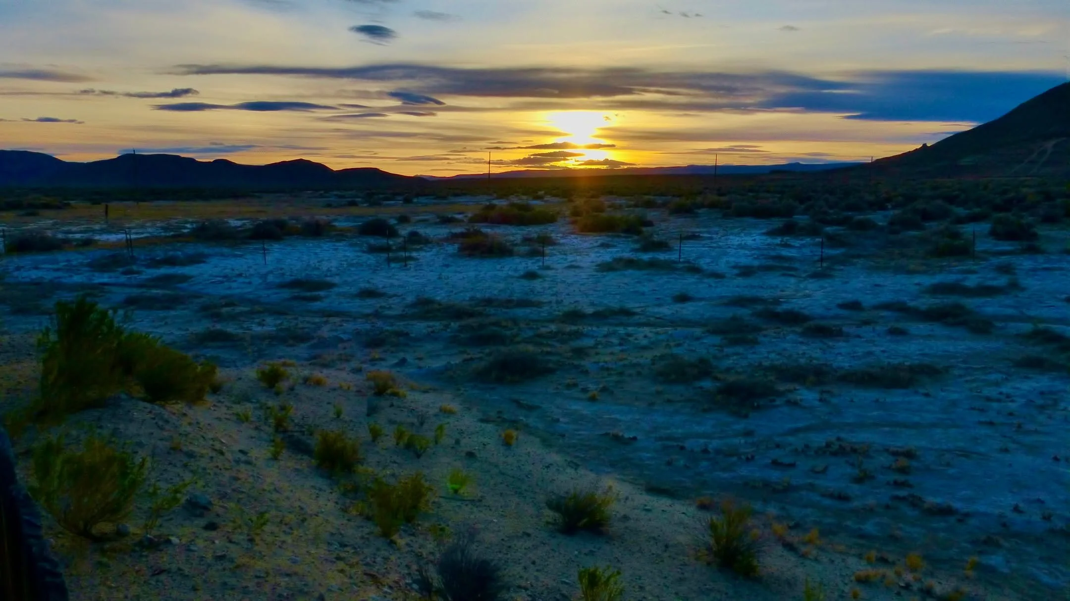 Tonight's Sunset, Gerlach, NV, USA, Earth-Home.