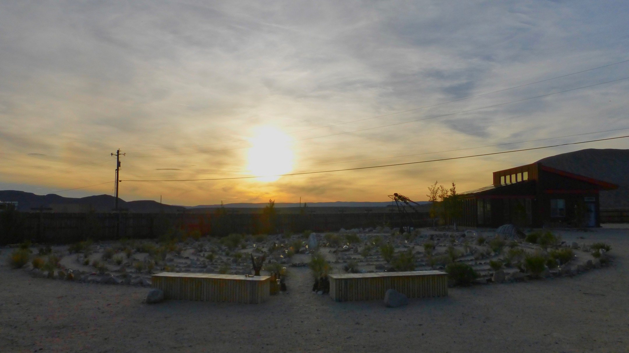 Tonight's Sunset Labyrinth Walk, Gerlach, NV, USA, Earth-Home.