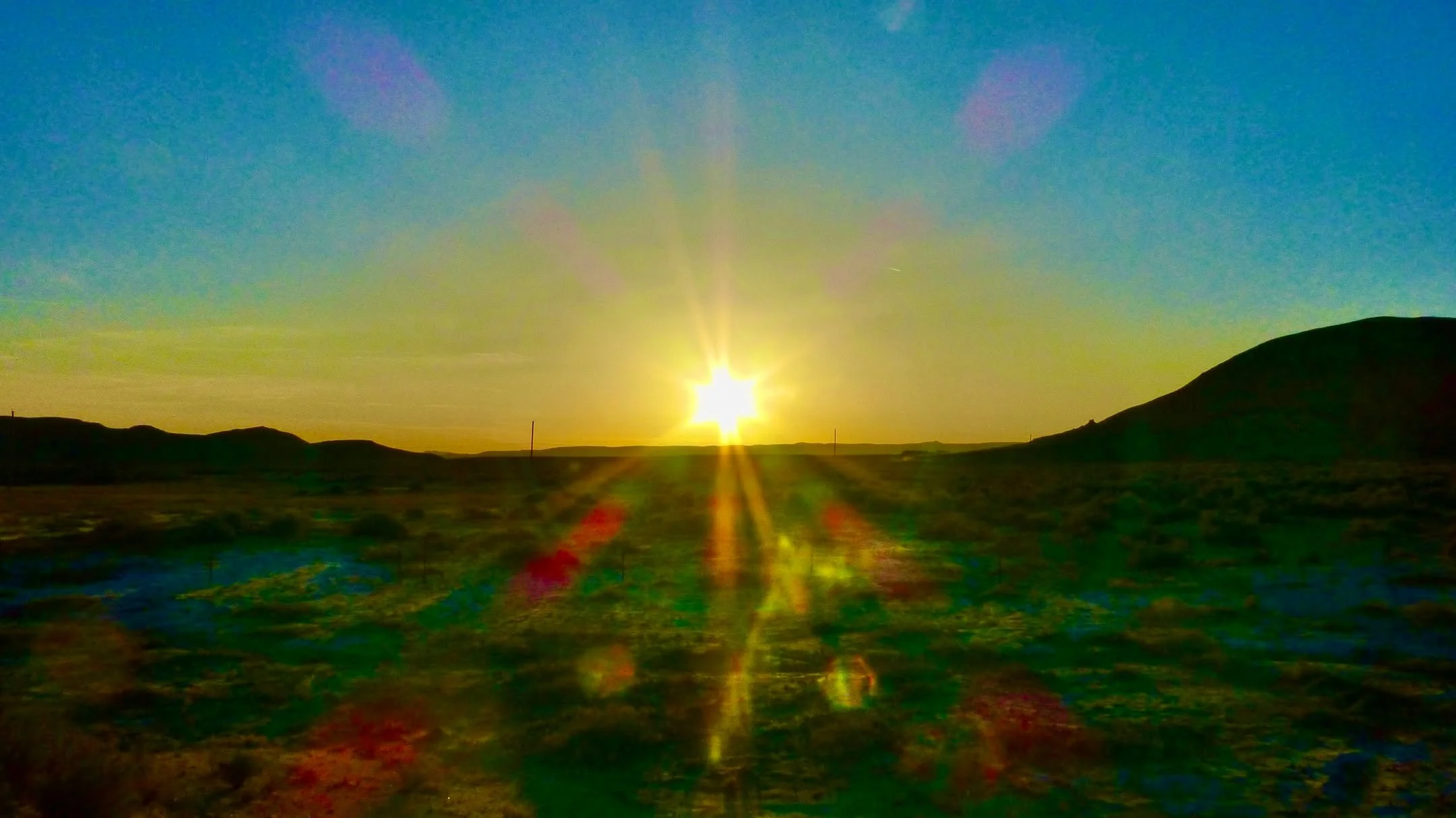 Tonight's Sunset, Gerlach, NV, USA, Earth-Home.