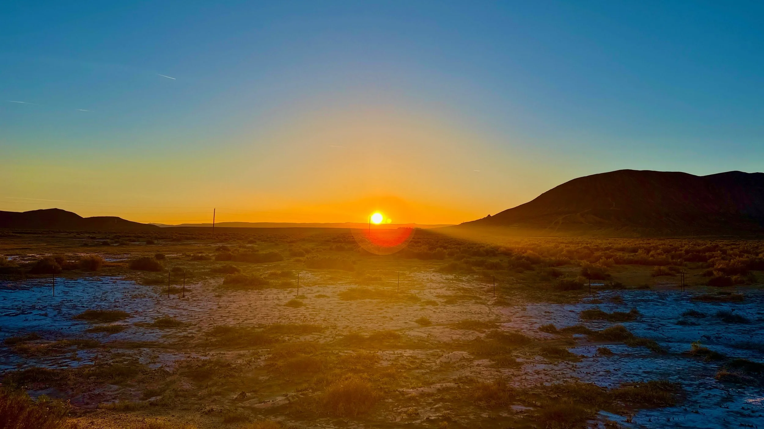 Tonight's Sunset, Gerlach, NV, USA, Earth-Home.