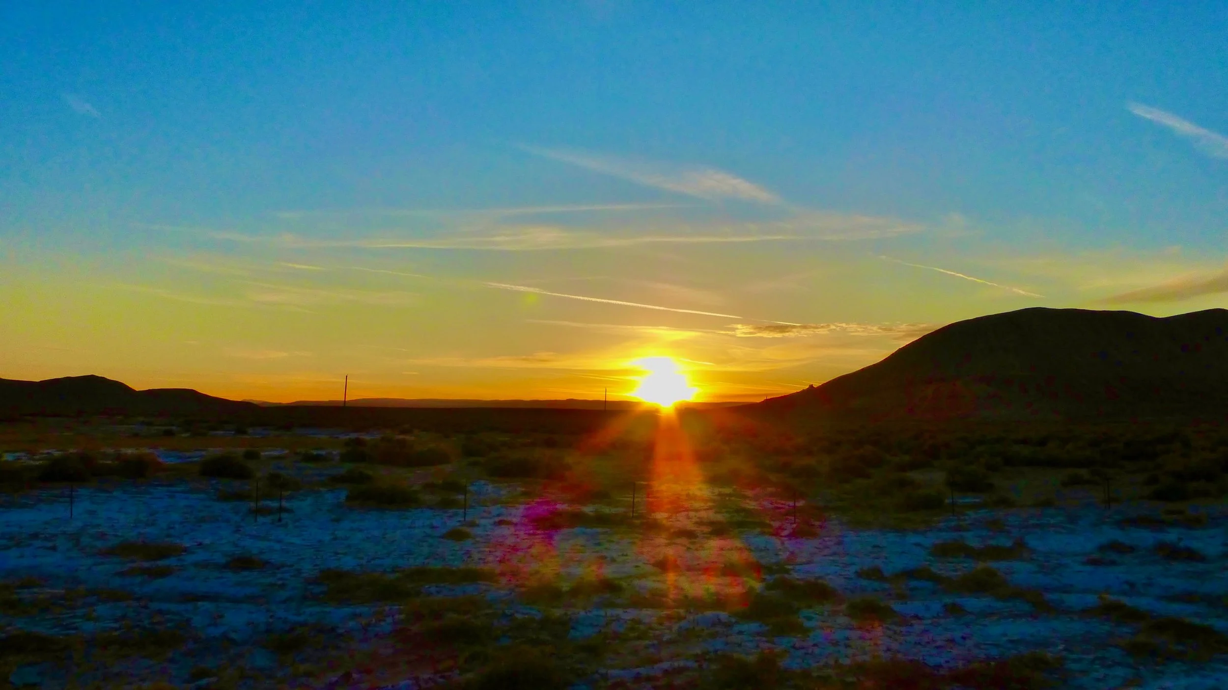 Tonight's Sunset, Gerlach, NV, USA, Earth-Home.