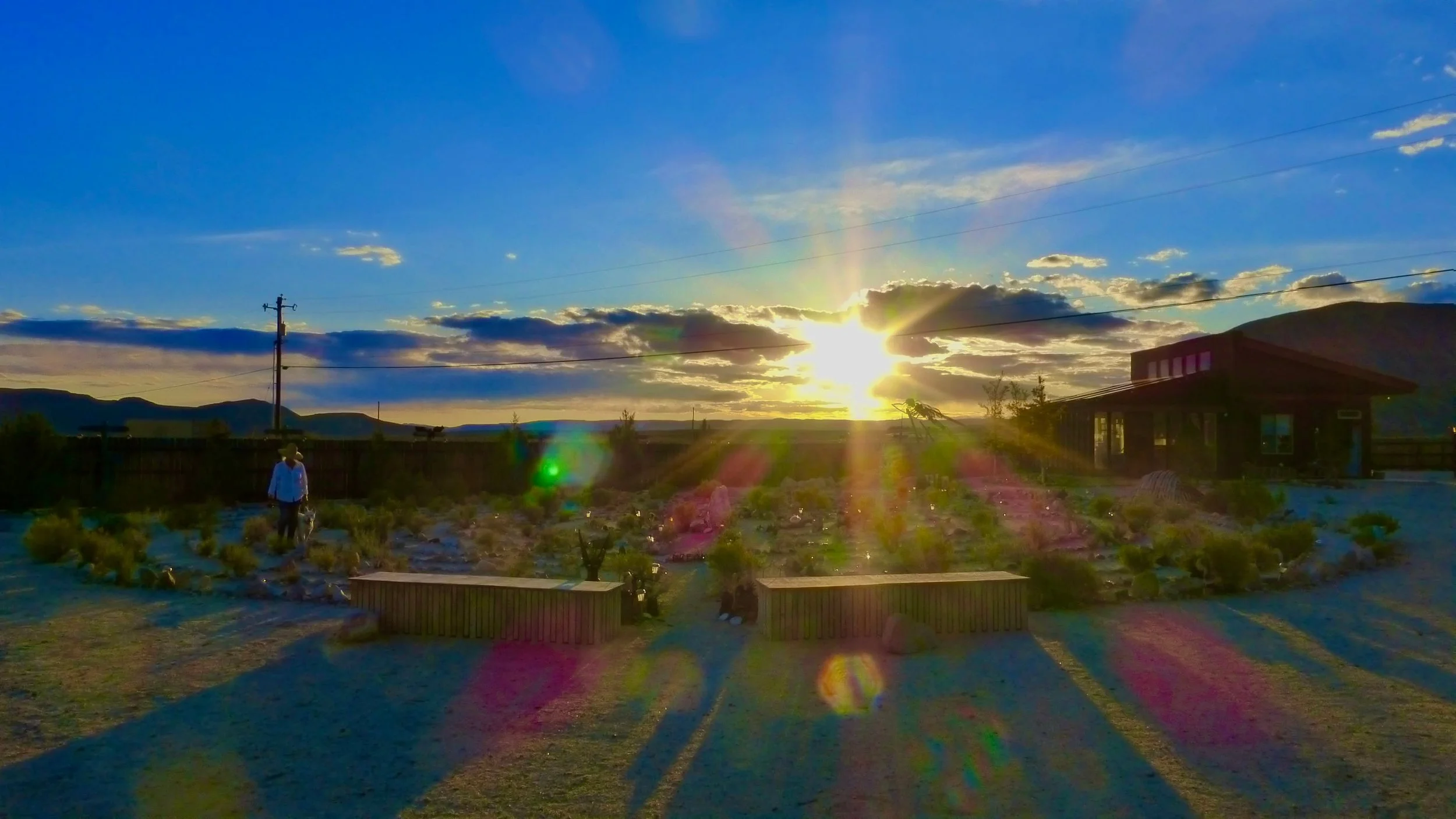 Tonight's Sunset Labyrinth Walk, Gerlach, NV, USA, Earth=Home.