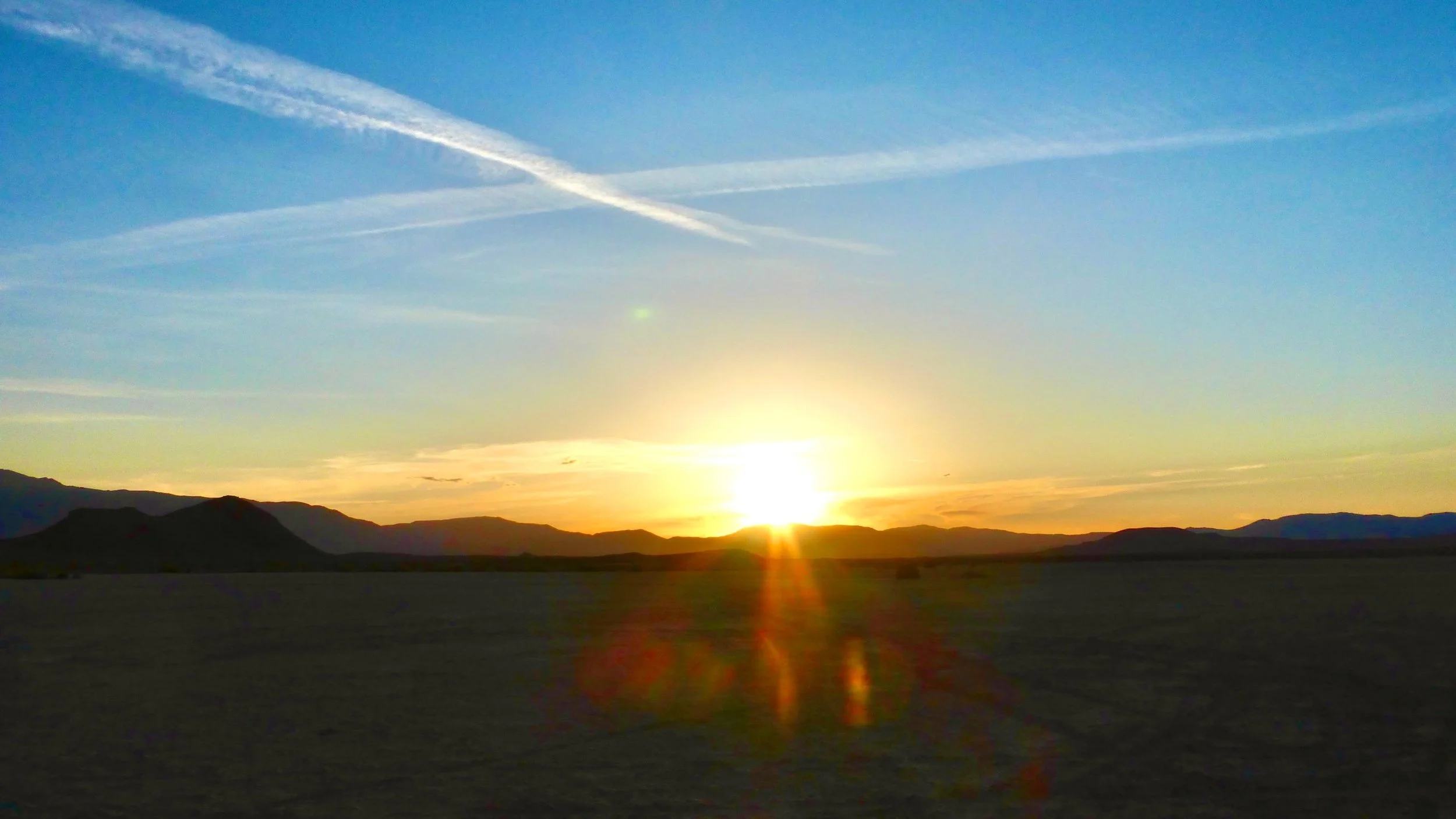 Tonight's Sunset, Meteor Camp, Black Rock Desert, NV, USA, Earth=Home.
