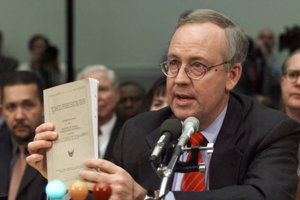 Ken Starr's report for the Office of Independent Counsel is riddled with contradictions and marred by the forced resignation of its lead prosecutor, Miguel Rodriguez.
