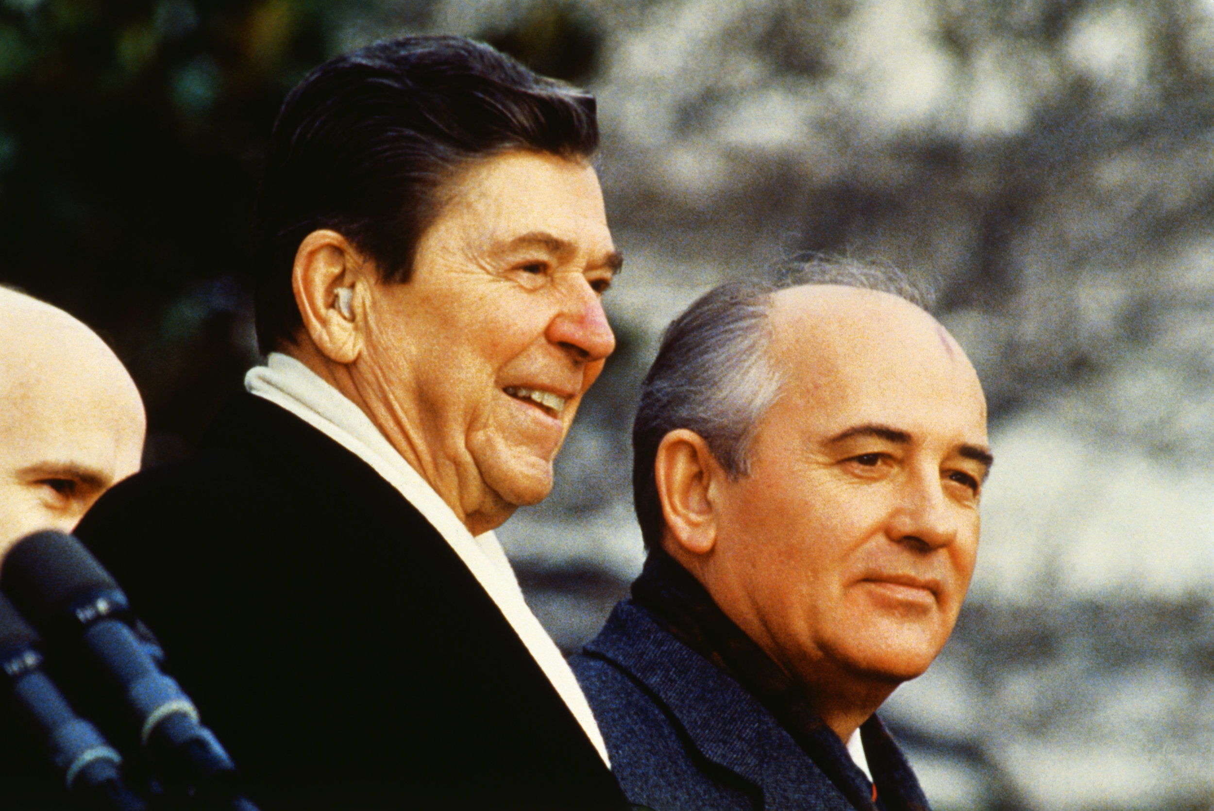 Reagan and Gorbachev in the final years of U.S. - Soviet bipolarity.