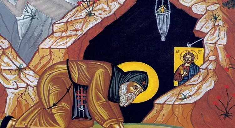 "Bowing down to icons." I can explain this puzzle. (Five points)