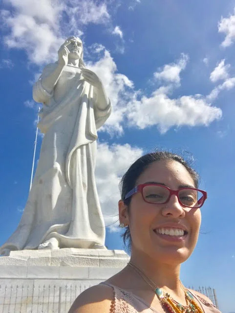 This was pretty cool. Visiting El Cristo de La Habana. 