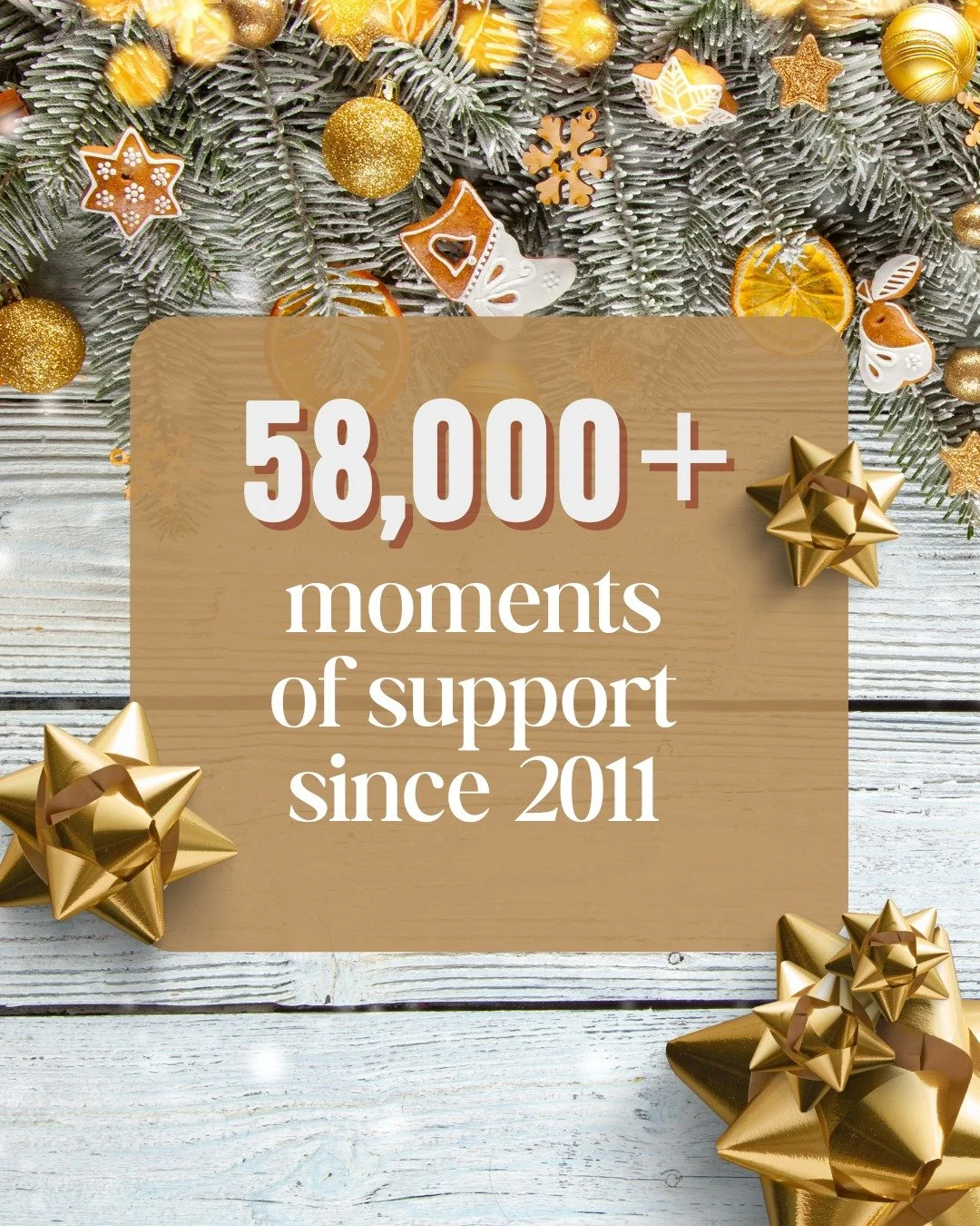 Since opening our doors in 2011, we&rsquo;ve delivered more than 58,000 moments of support to our local community.

Each and every one was made possible by the generosity of people like you.

Together, we&rsquo;re changing lives right here in North B