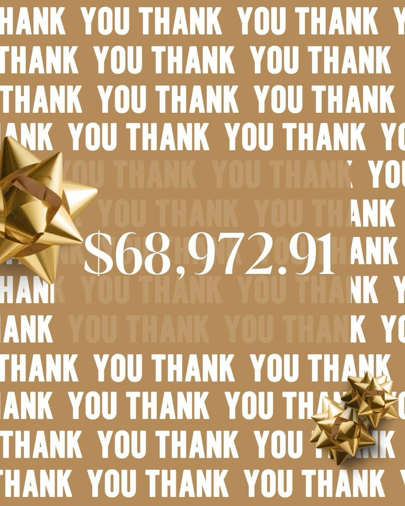 WOW. Just&hellip; WOW. 💛

To everyone who gave so generously to our Christmas Appeal &mdash; thank you. Our incredible community came together to raise over $68,000 and we are truly humbled by your support.

Your generosity means we can offer dignit