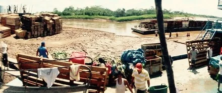 The muddy mass of humanity on the banks of the Amazon, Tarapoto - cjG