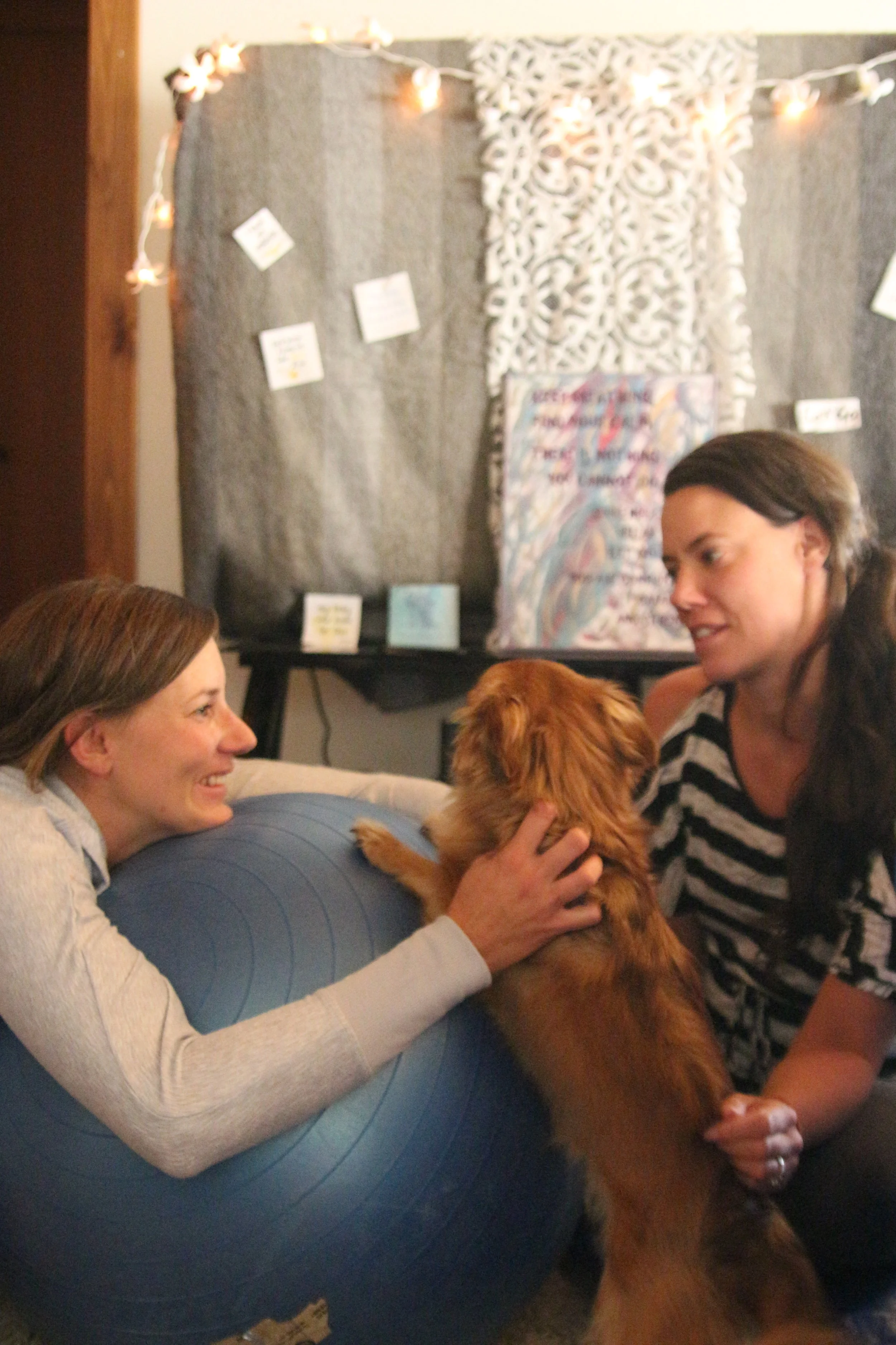 My puppydoula and sisterdoula.