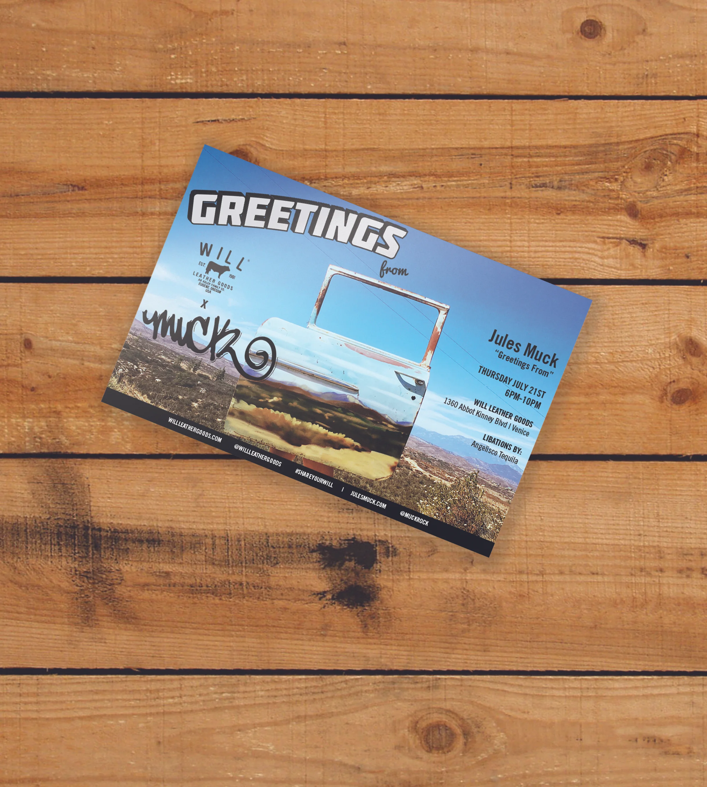 WLG x Jules Muck Postcard
