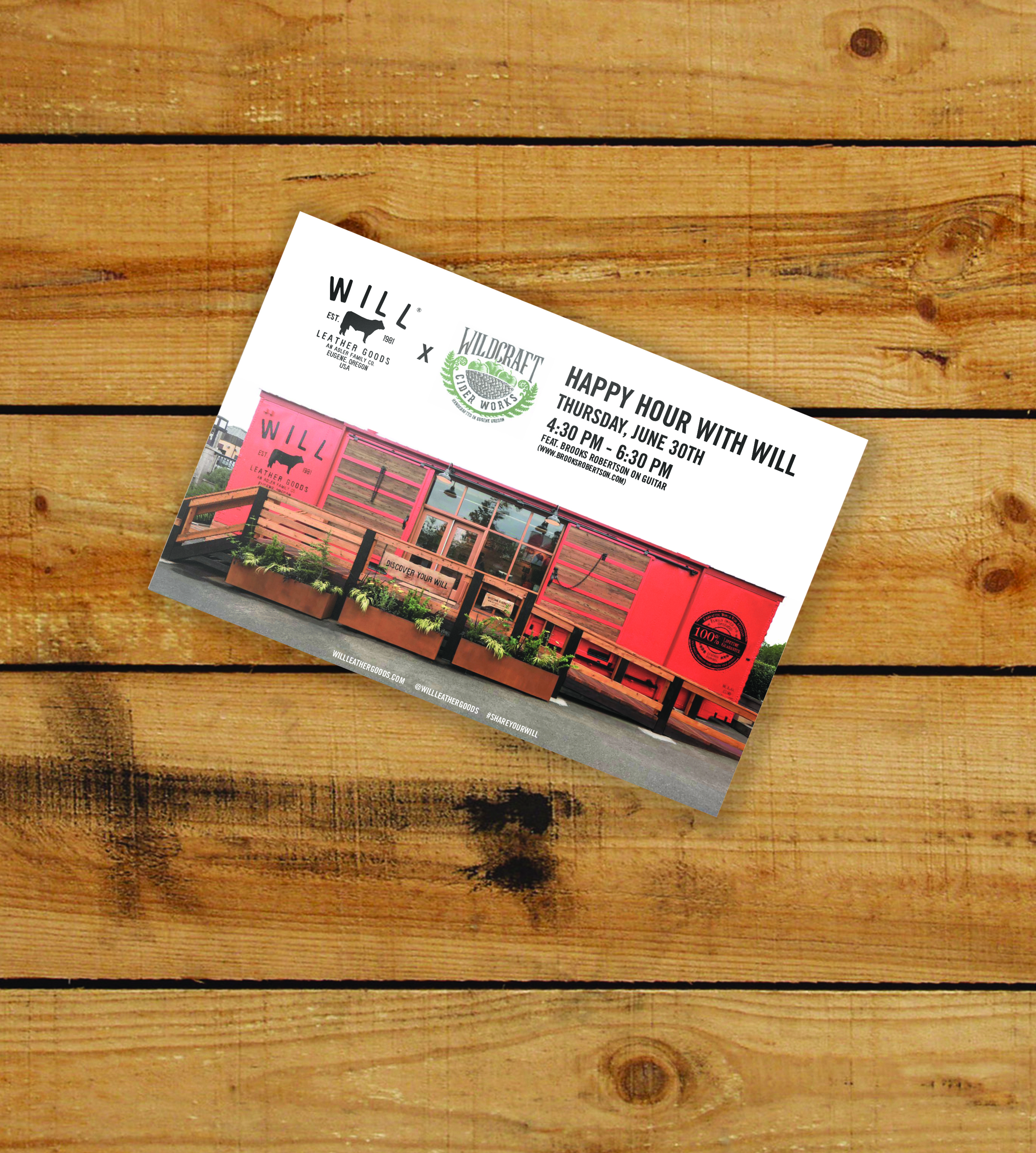 WLG Happy Hour Postcard