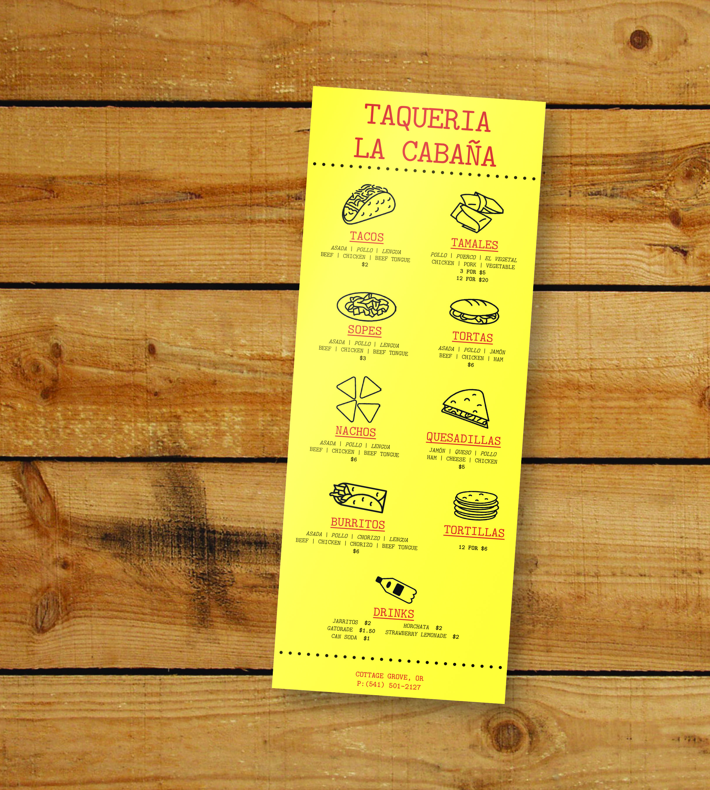 Taqueria Food-Truck Menu