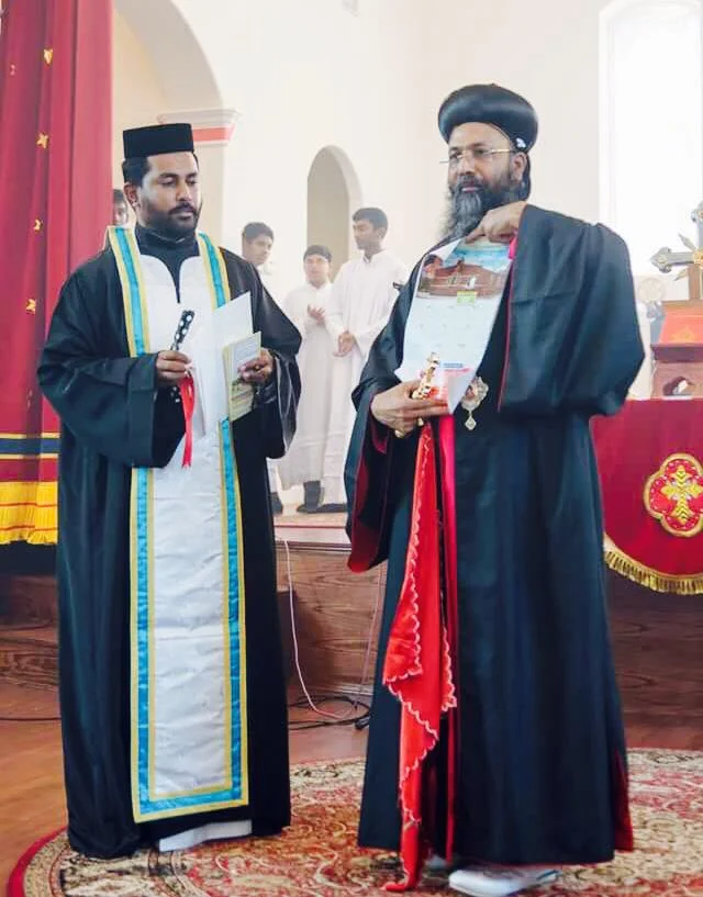 Inauguration of 2017 church calendar by HG Alexios Mar Eusebios Metropolitan - 2nd July 2017